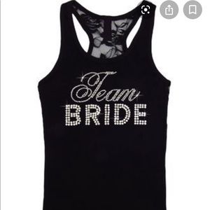 David’s Bridal Team Bride Black Tank
